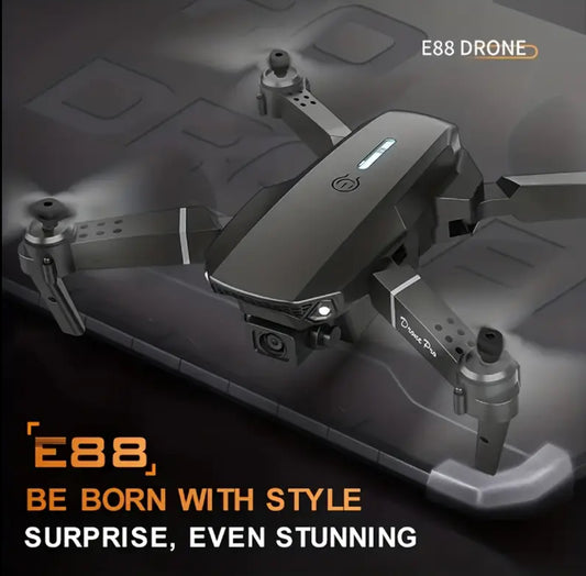 Drone E98 con cámara HD + 2 baterías 🔋, 🚁+📷