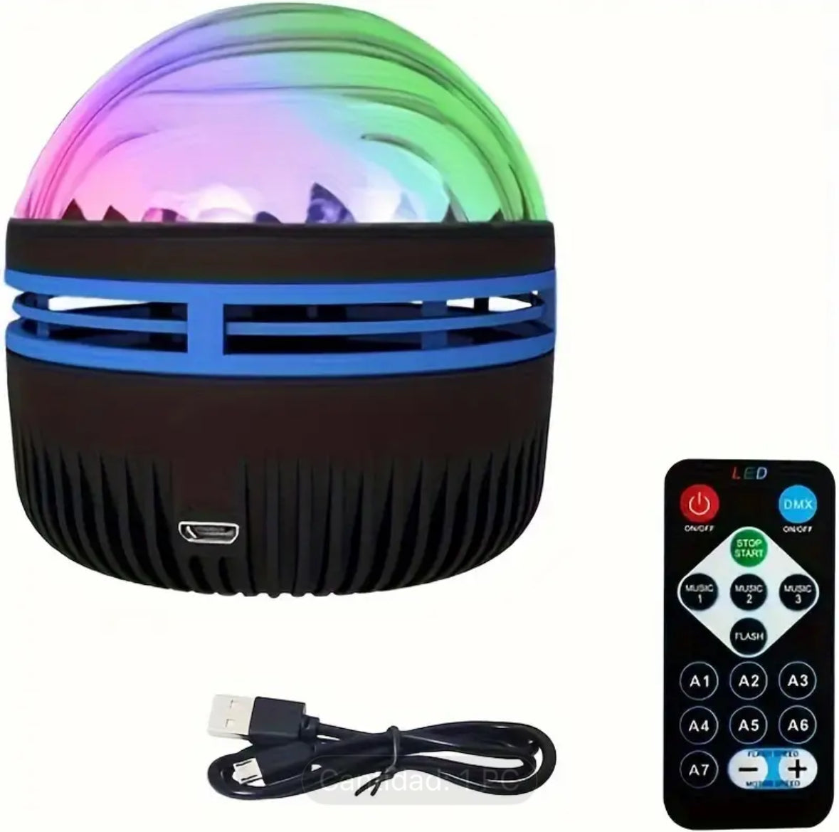 🌌 Proyector LED Galaxia + Aurora Boreal con Control Remoto