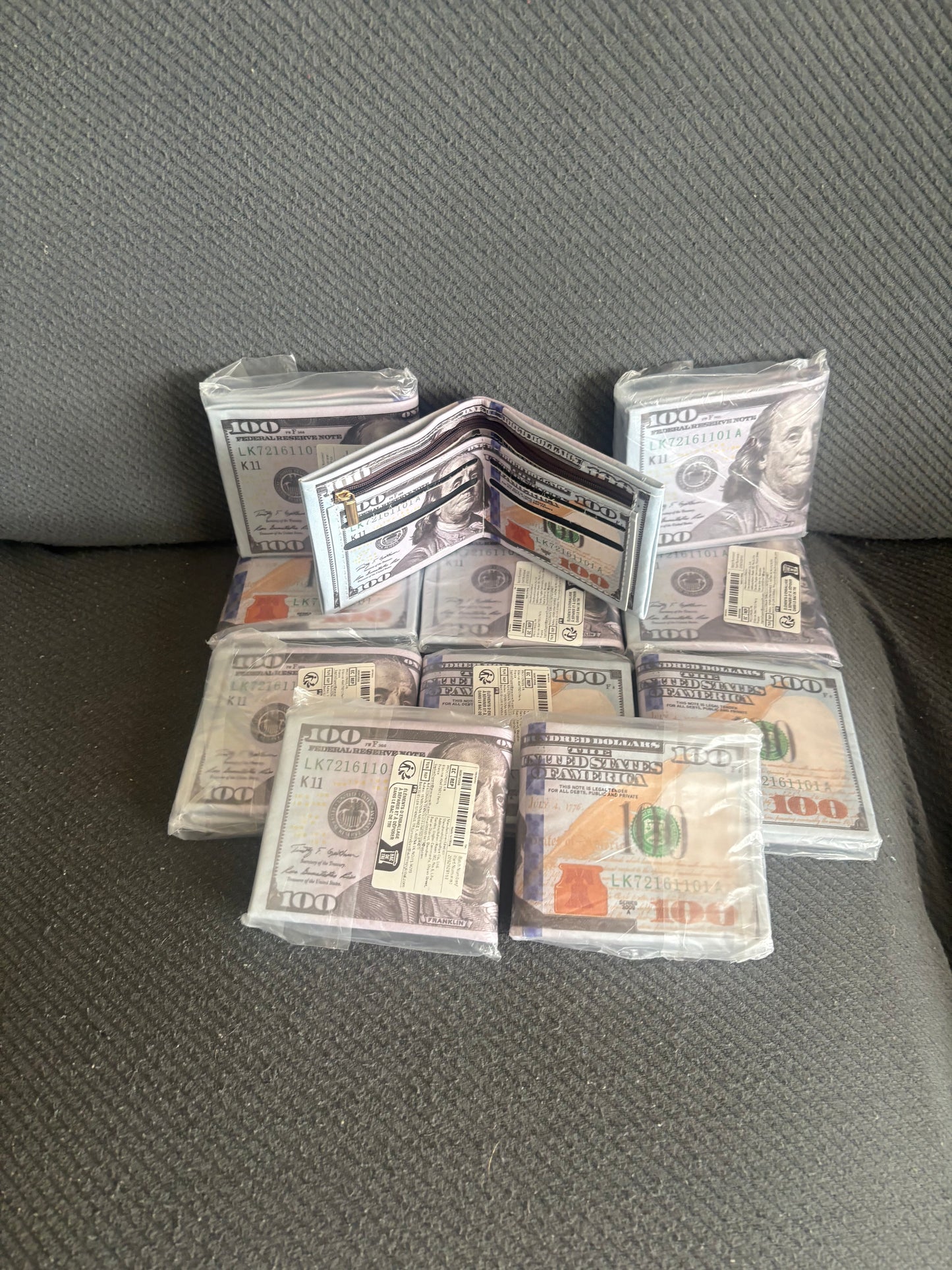 Cartera Diseño Billetes de $100 - Estilo y Flow Garantizado