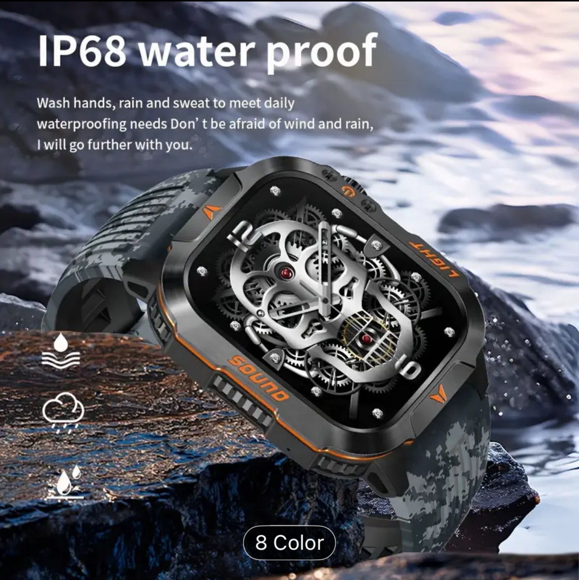 Reloj Inteligente Deportivo - Monitor de Salud y Fitness