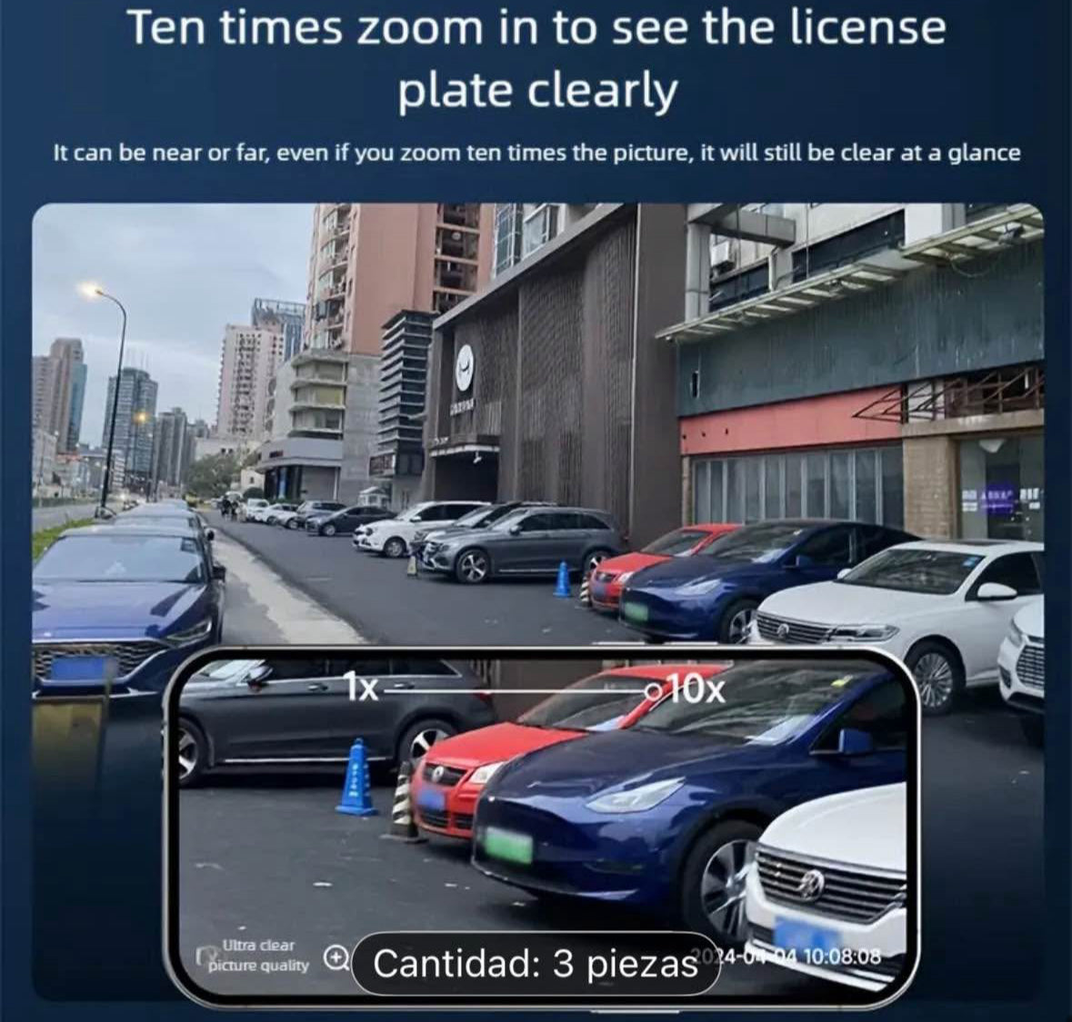 🔥 Set de 3 Cámaras de Seguridad Solar 4MP PTZ - Inalámbricas con Visión Nocturna 🌙
