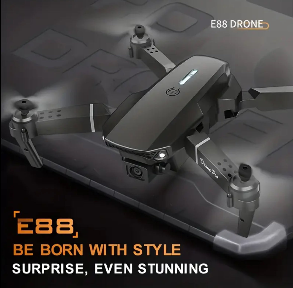 Drone E98 con cámara HD + 2 baterías 🔋, 🚁+📷