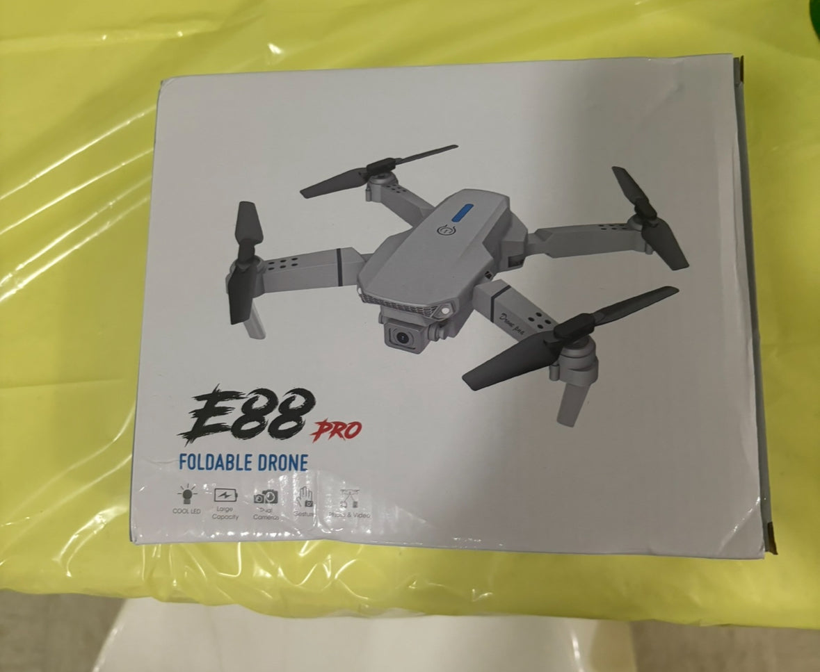 Drone E98 con cámara HD + 2 baterías 🔋, 🚁+📷