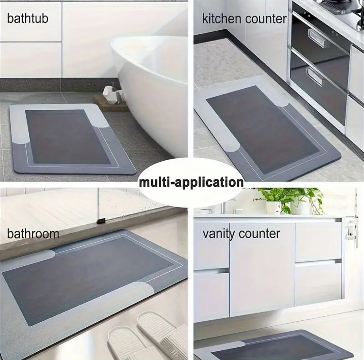 Alfombra de Baño Antideslizante Súper Absorbente – Confort, Seguridad y Estilo Moderno