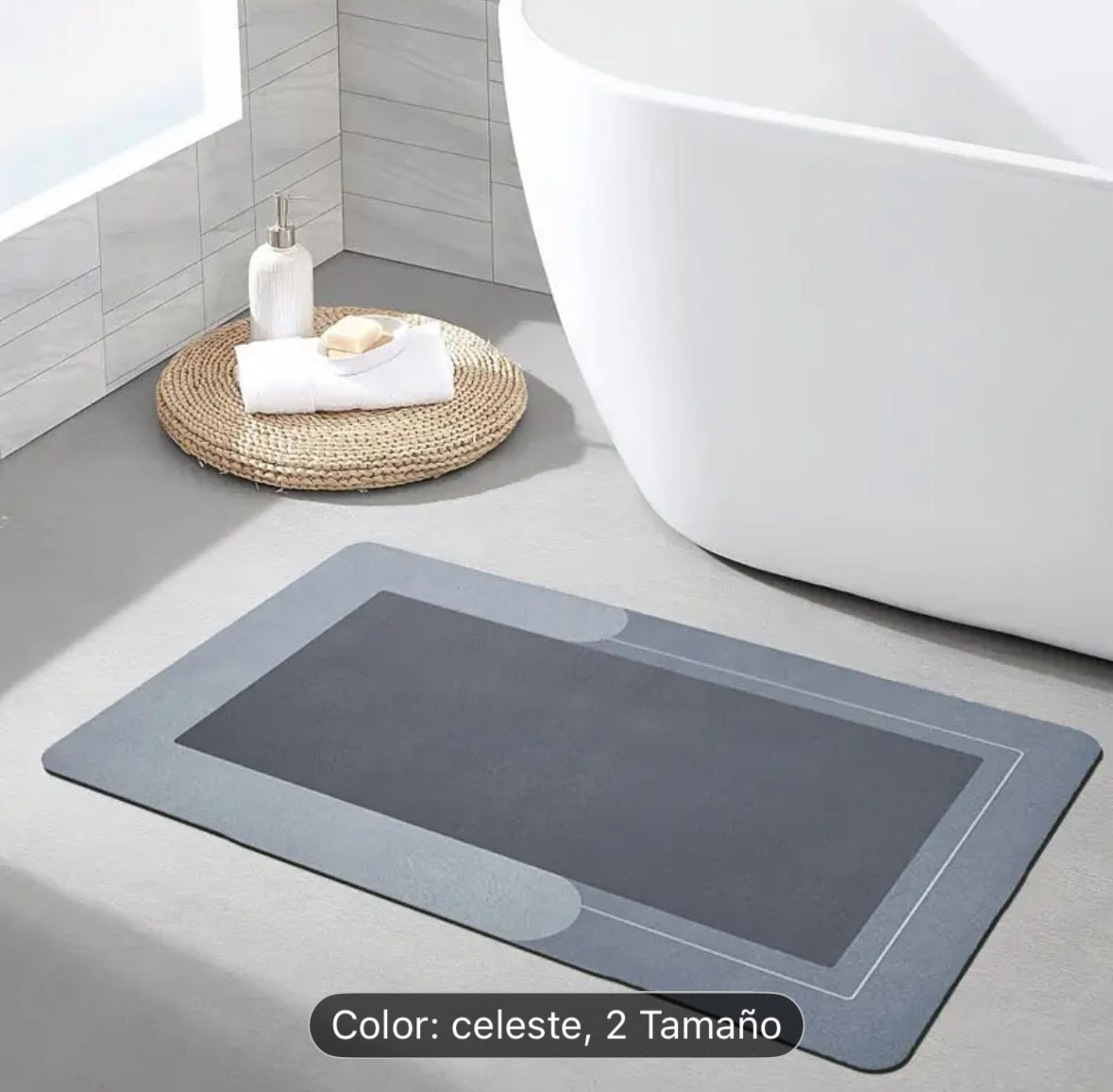 Alfombra de Baño Antideslizante Súper Absorbente – Confort, Seguridad y Estilo Moderno