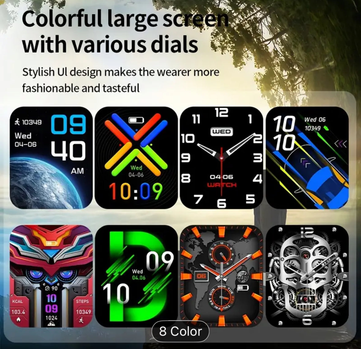 Reloj Inteligente Deportivo - Monitor de Salud y Fitness
